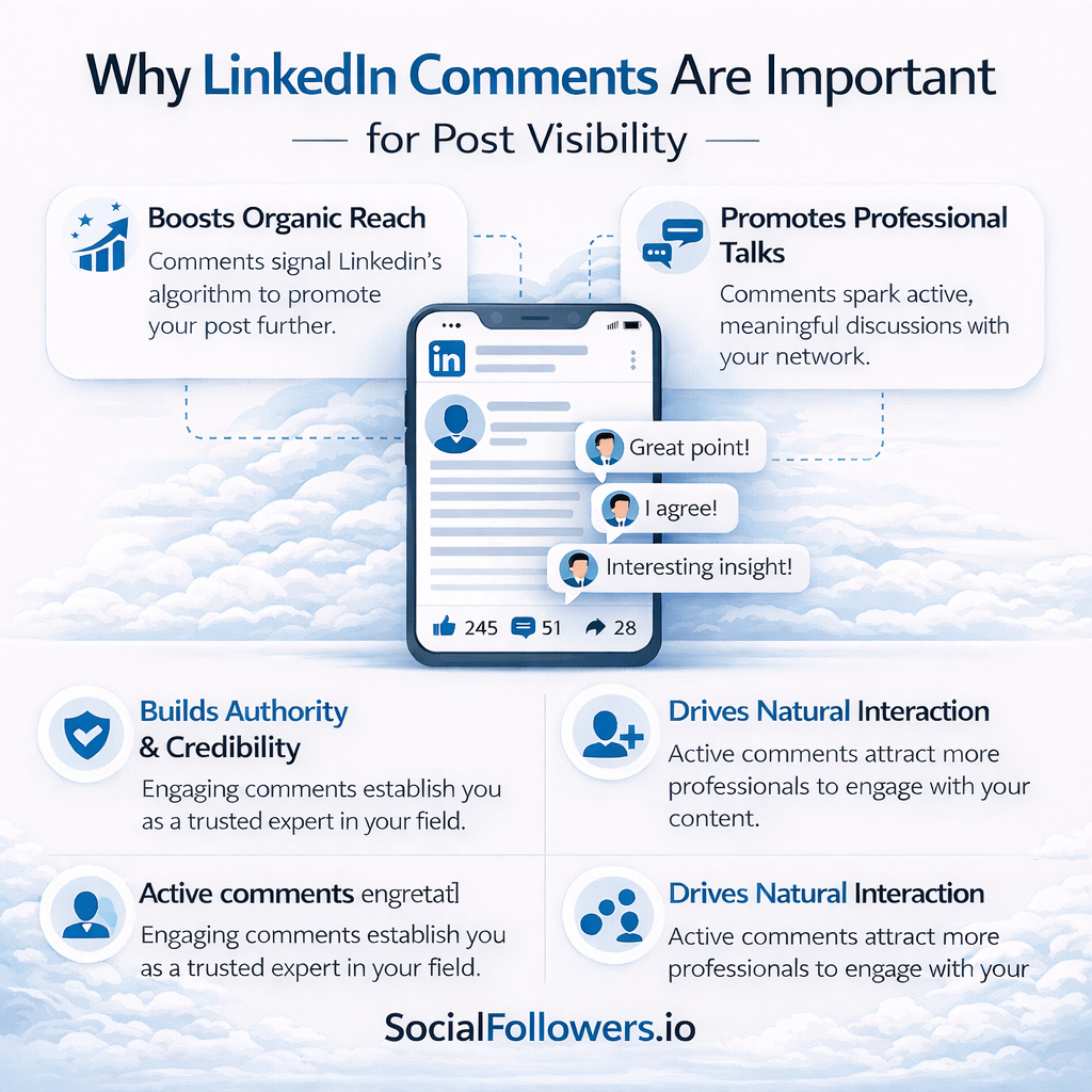 Buy LinkedIn Comments