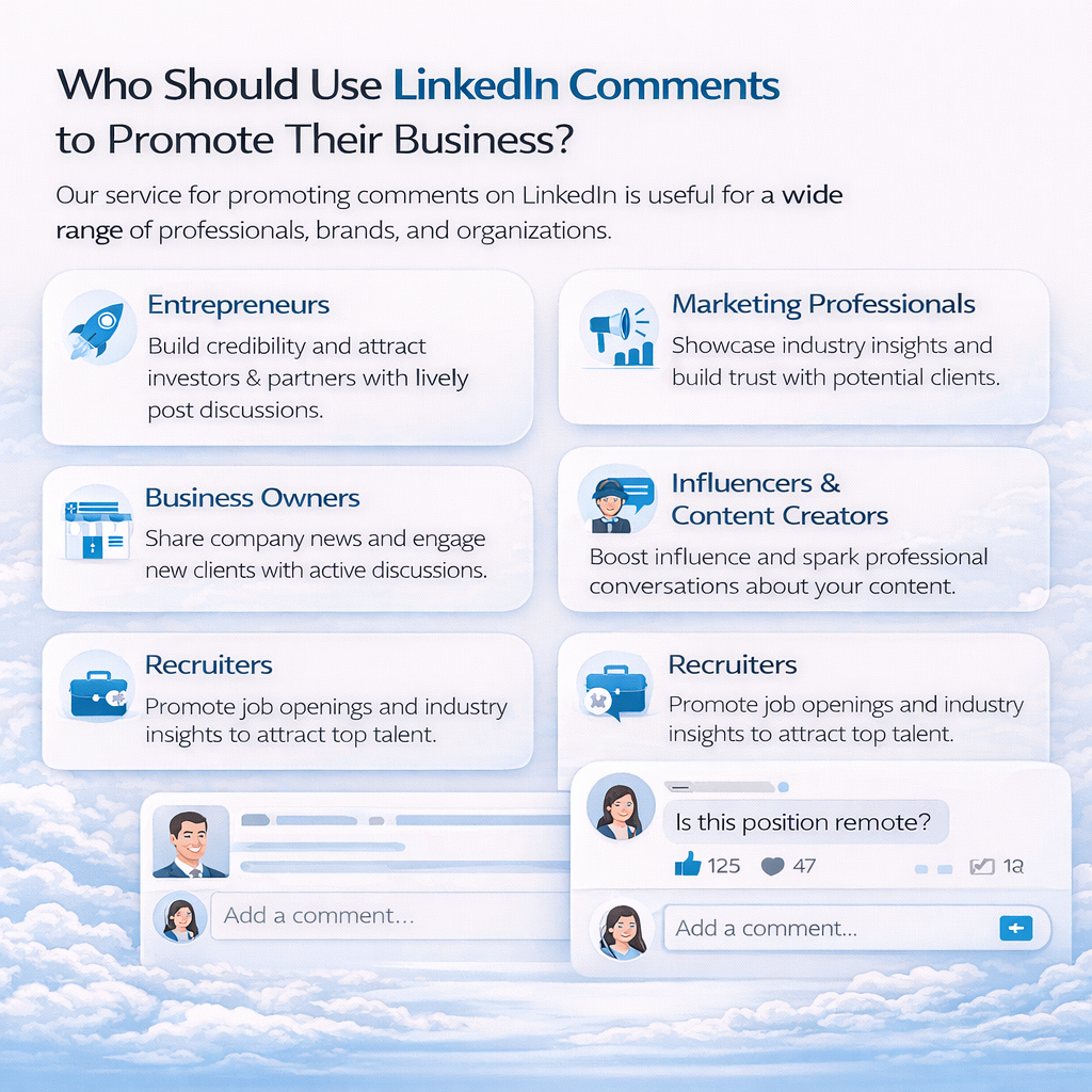 Who Should Use LinkedIn Comments