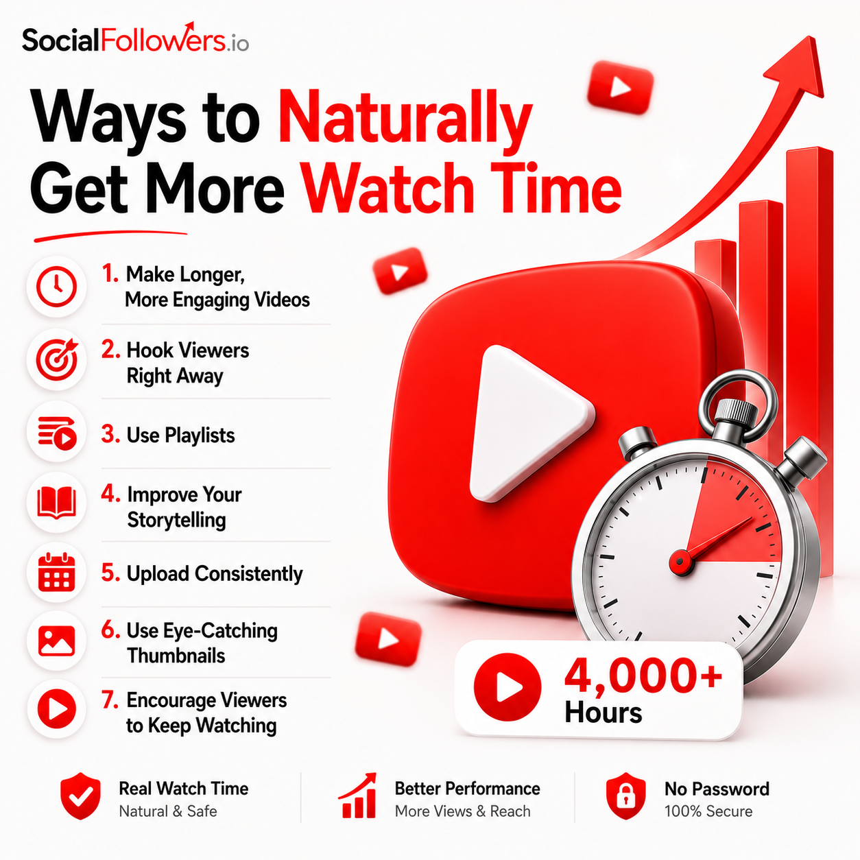 Ways to Naturally Get More Watch Time