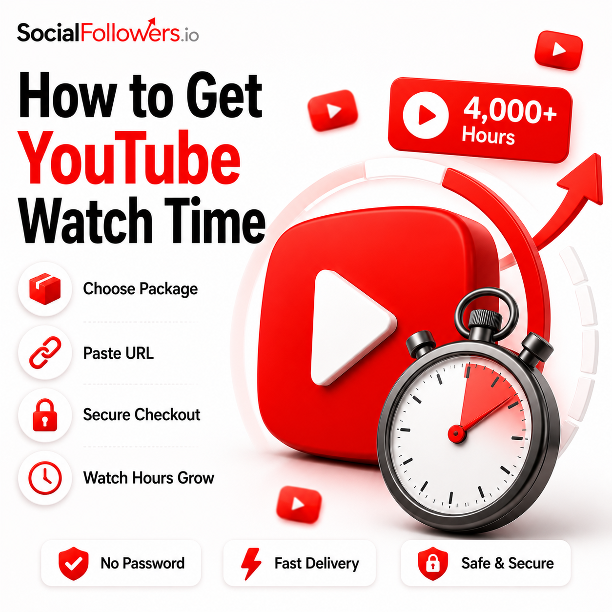How to Use SocialFollowers.io to Get YouTube Watch Time