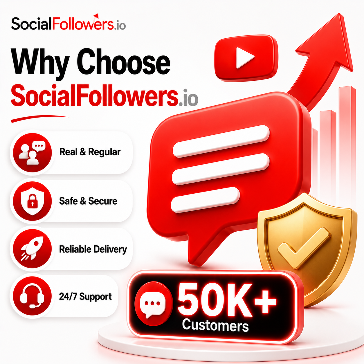 Why Choose SocialFollowers.io for YouTube Comments