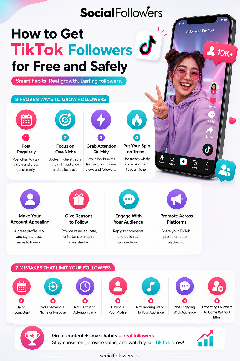 How to Get TikTok Followers for Free and Safely
