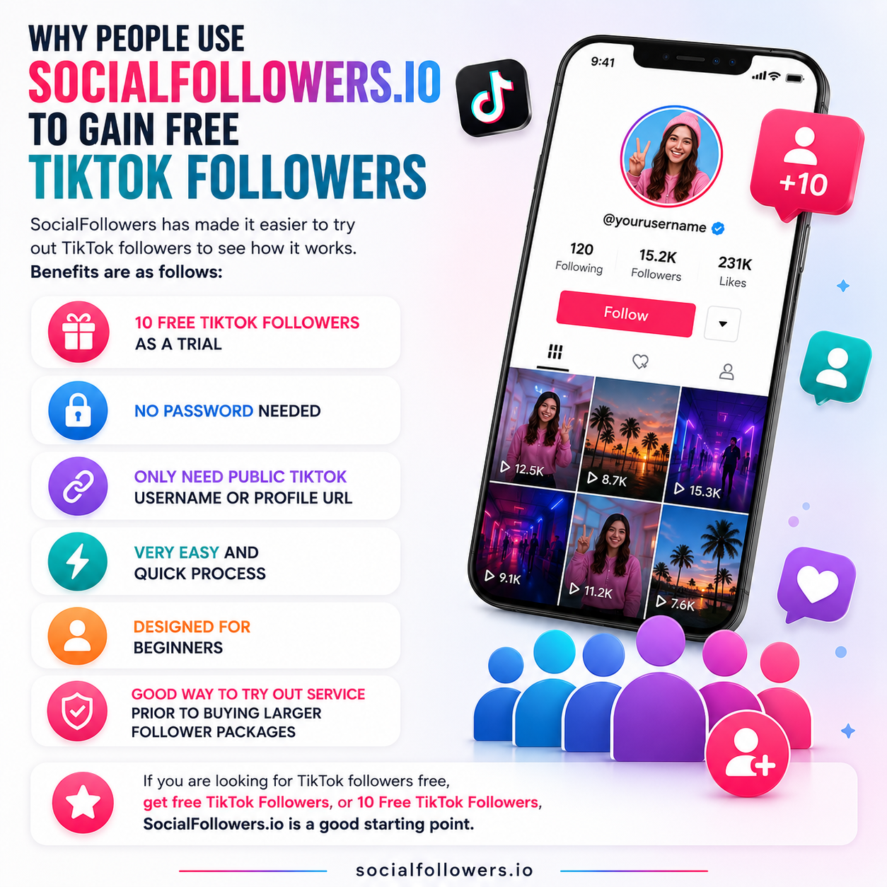 Why People Use SocialFollowers.io to Gain Free TikTok Followers
