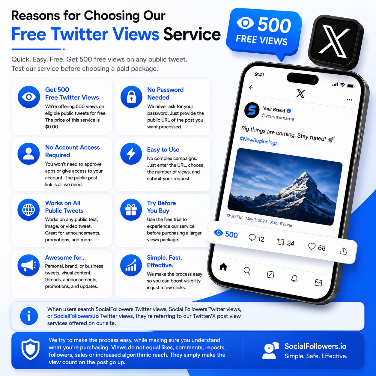 Reasons for Choosing Our Free Twitter Views Service