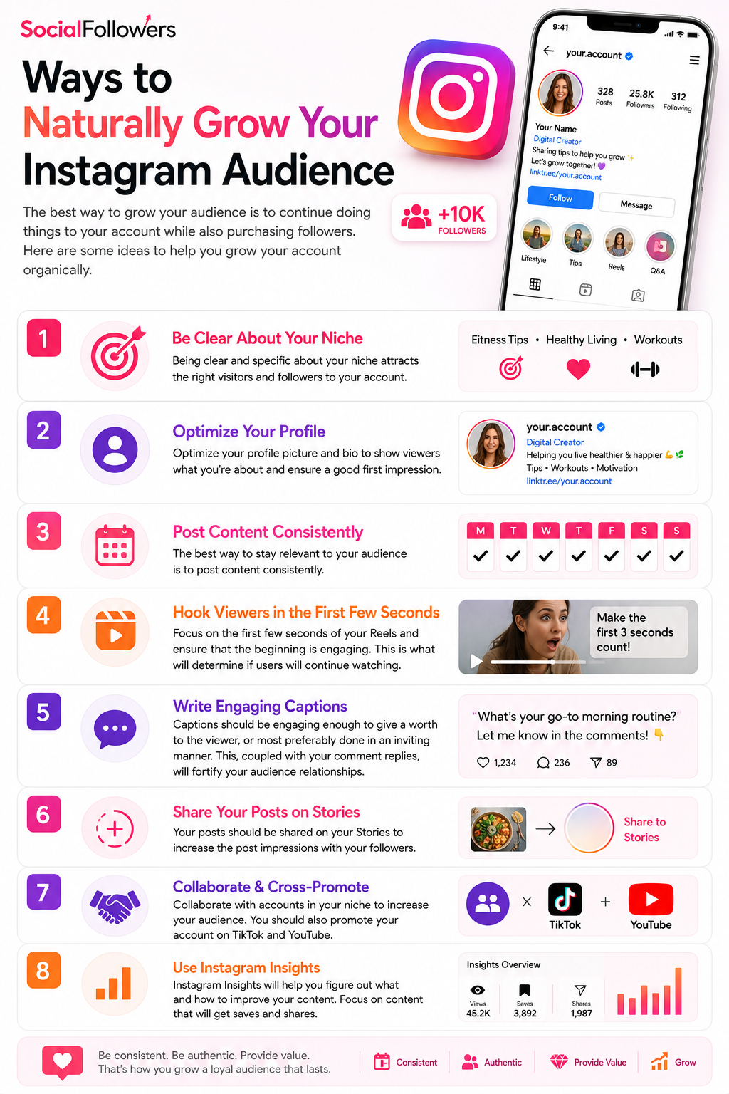 Ways to Naturally Grow Your Instagram Audience