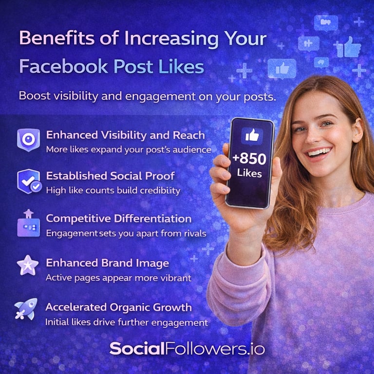 Benefits of Increasing Your Facebook Post Likes