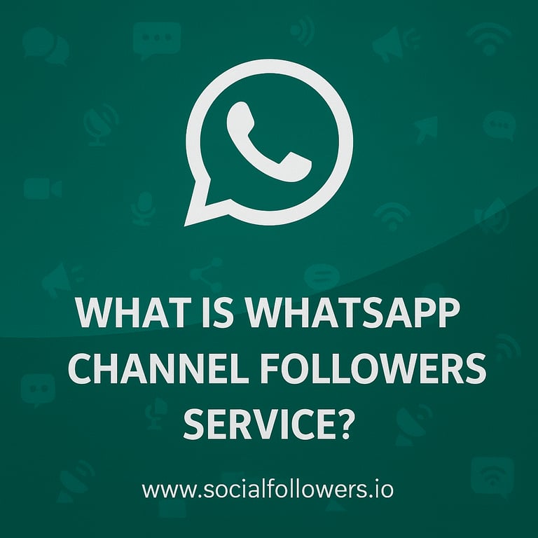 WhatsApp Channel Followers Service